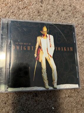 The Very Best of Dwight Yoakam CD - Black & Gold Cover